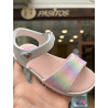 Sandalia Barefoot Pablosky gliter multi