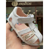 Sandalia Barefoot Pablosky detalle plata