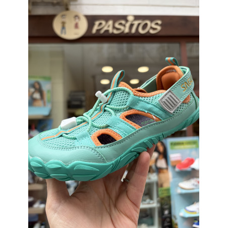 Sandalia Saguaro turquesa