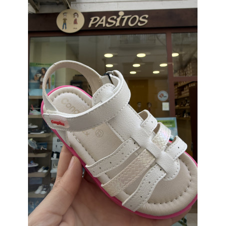 Sandalia barefoot Goflex Conguito fantasia sirena