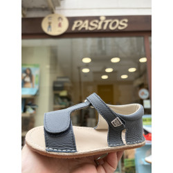 Sandalia tipo menorquina respetuosa pala velcro