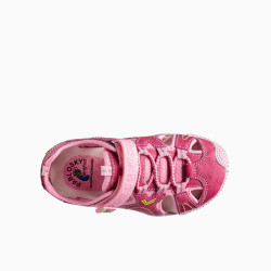 Sandalia rosa tipo trekking de Pablosky