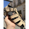 Sandalia respetuosa de Coqueflex ante beige
