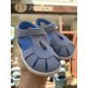Sandalia azul de Blanditos tipo retro