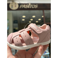 Sandalias bio respetuosa piel rosa