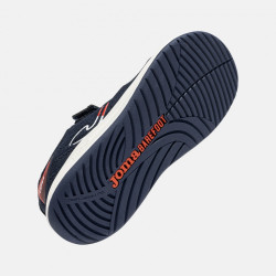 Deportiva Viper Barefoot Joma marino y rojo velcro