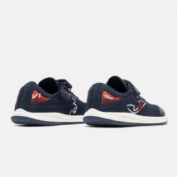 Deportiva Viper Barefoot Joma marino y rojo velcro