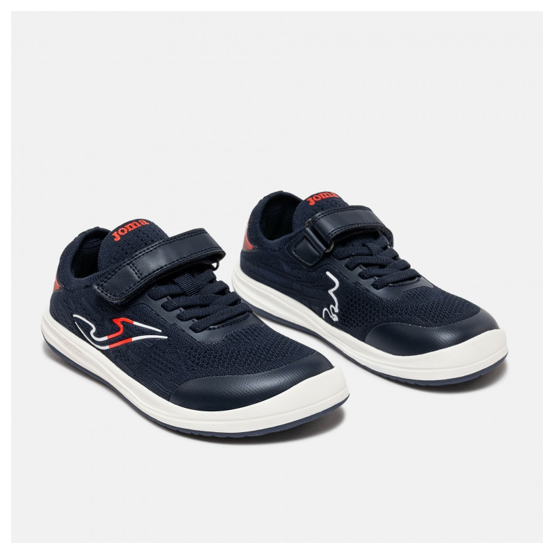 Deportiva Viper Barefoot Joma marino y rojo velcro