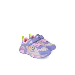 Deportivos con luces Bluey lila