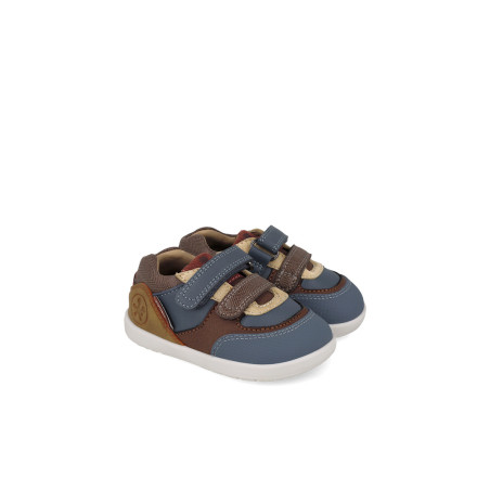 Deportivo respetuoso Bio azul combi marrón