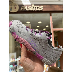 Deportiva Saguaro gris y rosa
