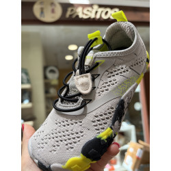 Deportiva Saguaro gris y amarillo junior