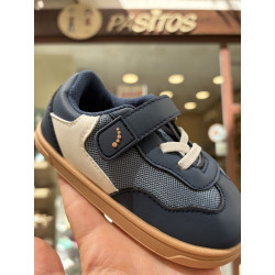 Deportiva de Blanditos tricolor Veganos azul