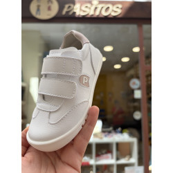 Deportivo Piruflex respetuoso blanco detalle rosa